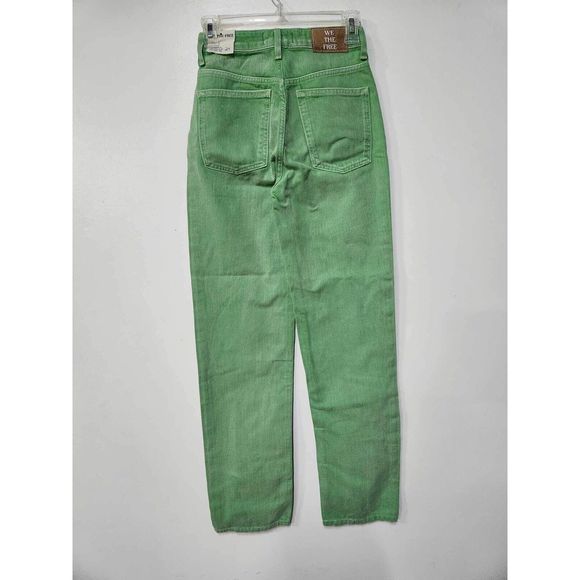 Free People We The Fre The Pacifica High Rise Straight Leg Jeans Size 24. B19 - Picture 5 of 7
